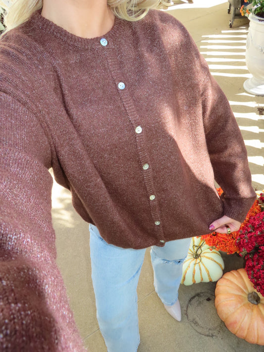 Mocha Cardigan