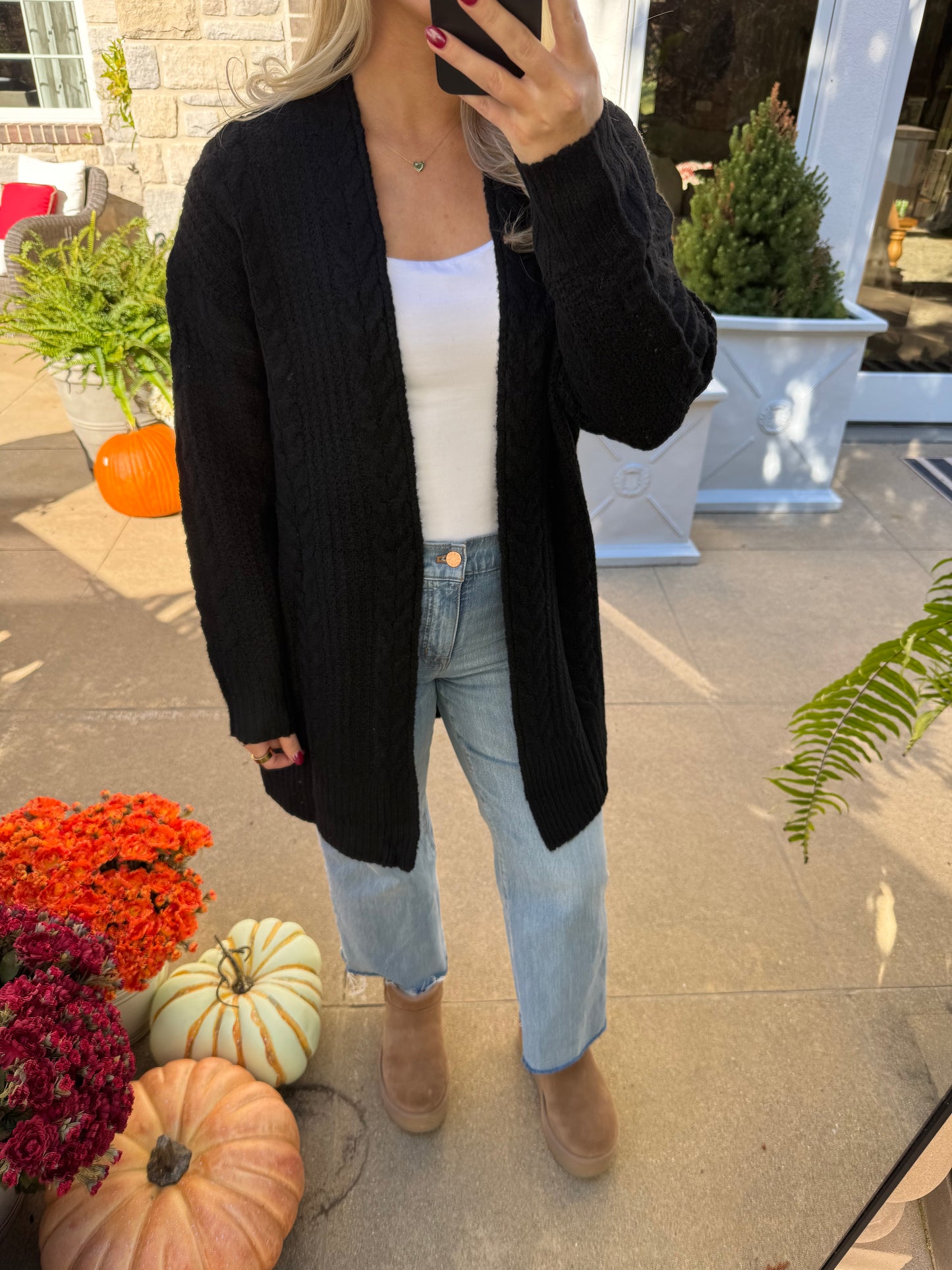 Cozy Black Cardigan