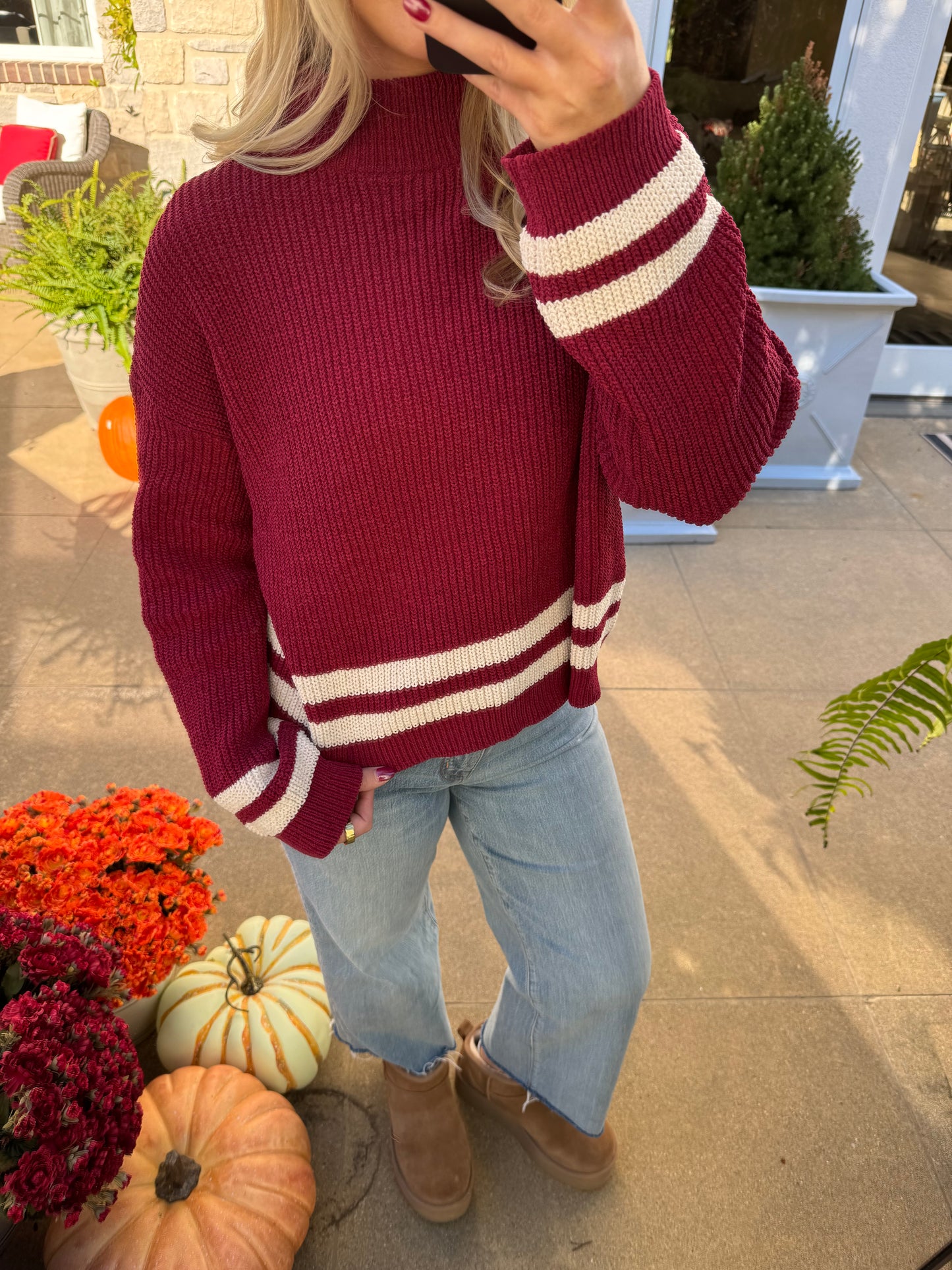 Maroon Sweater