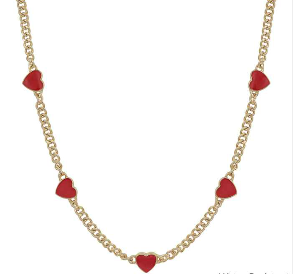 Red Heart Necklace