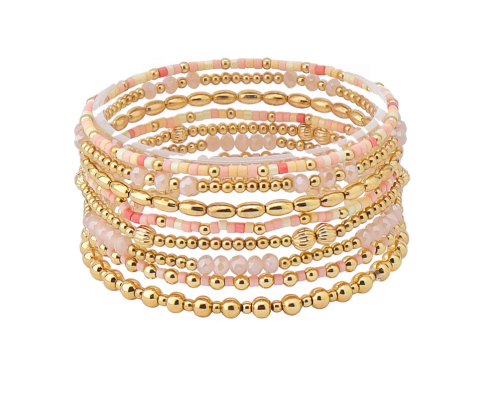 Pink and Gold Stack