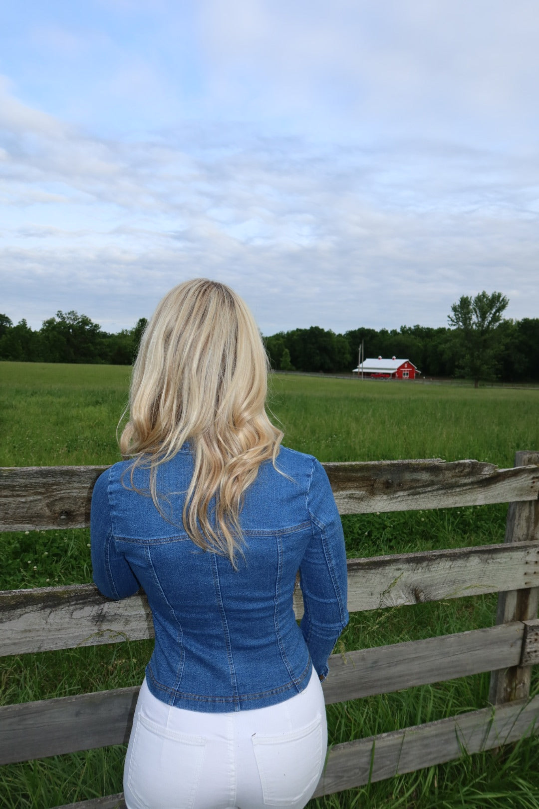 Langley Denim Top