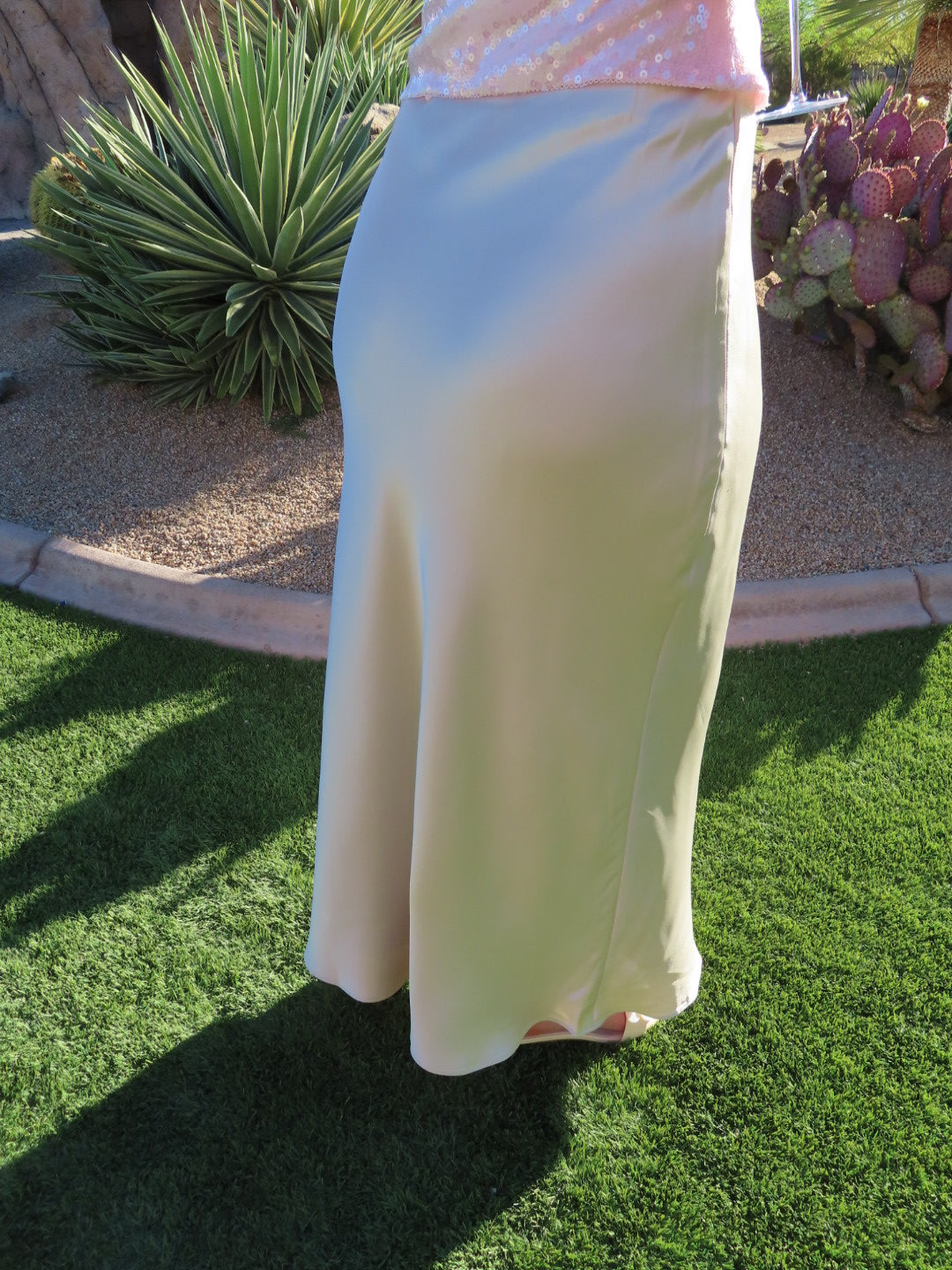 Kenley Satin Skirt