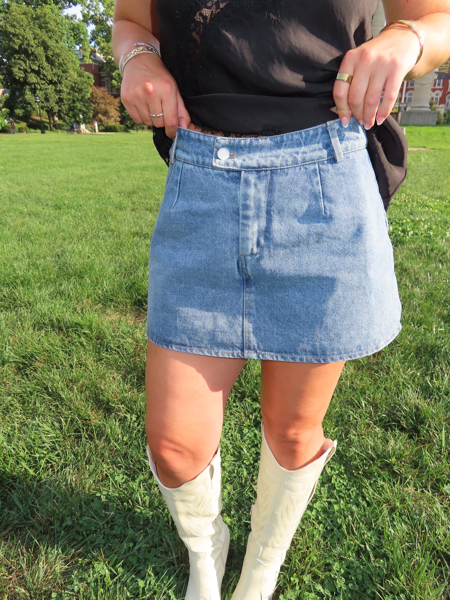 Denim Skirt