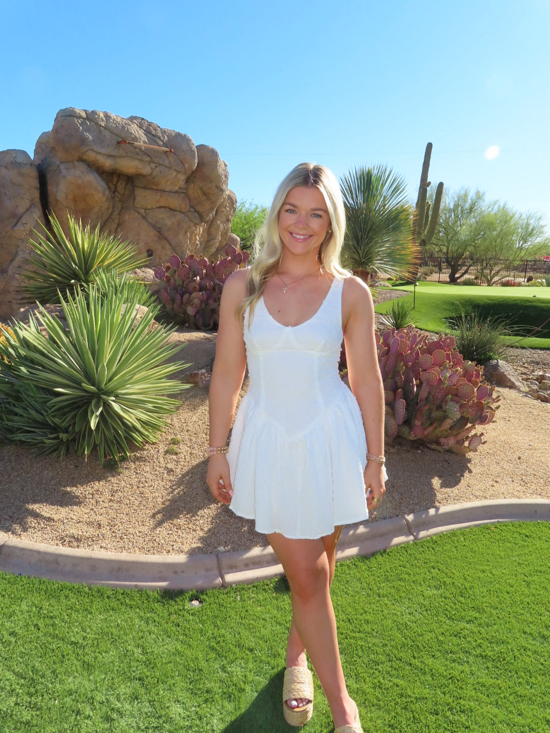 White Mini Dress