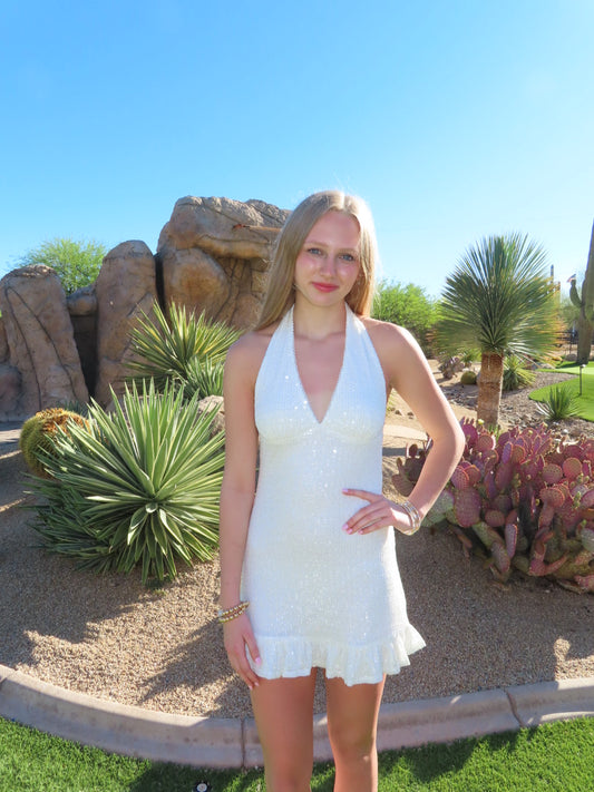 Sequin Mini Dress