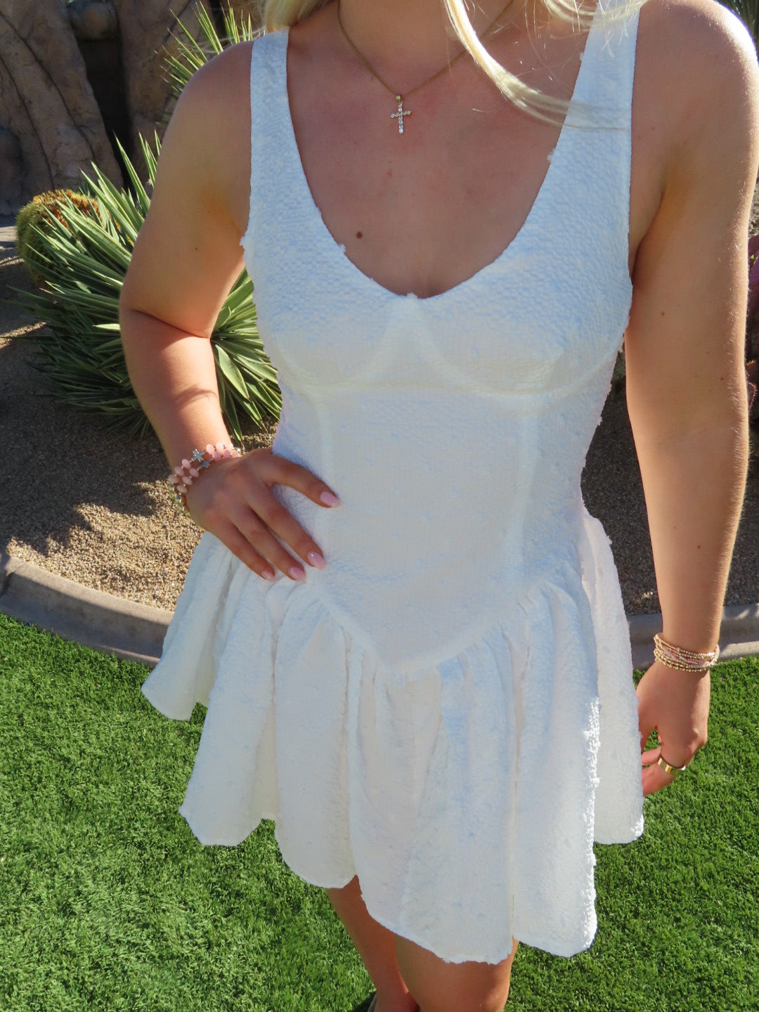 White Mini Dress