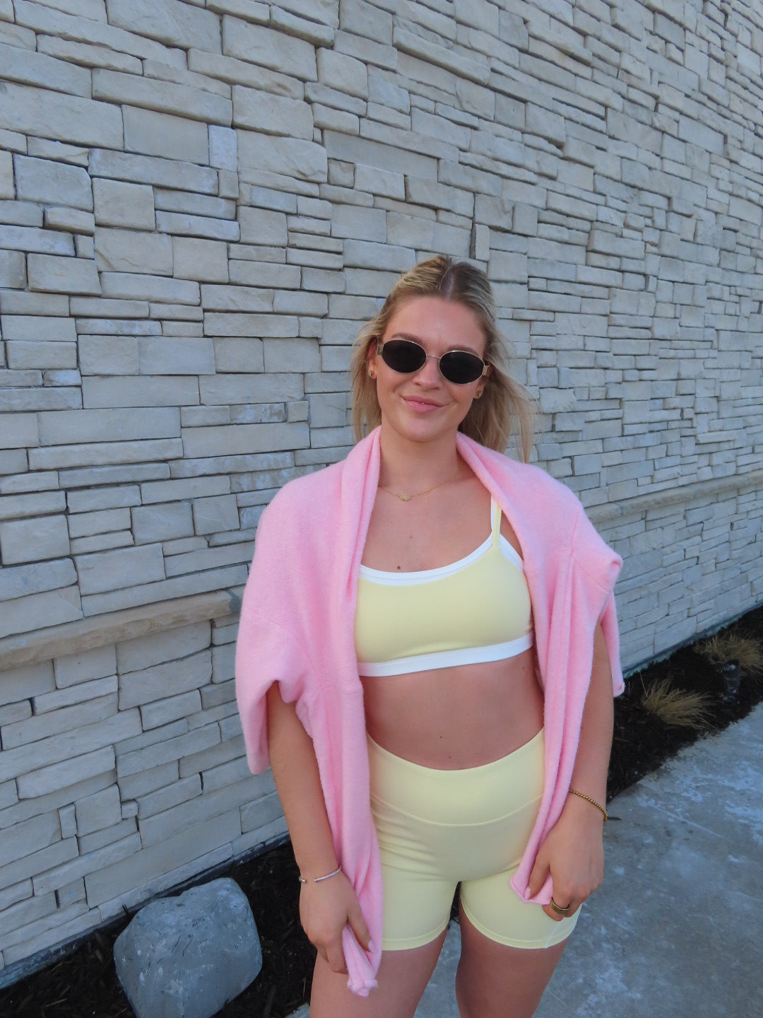 Yellow Double Layered Top