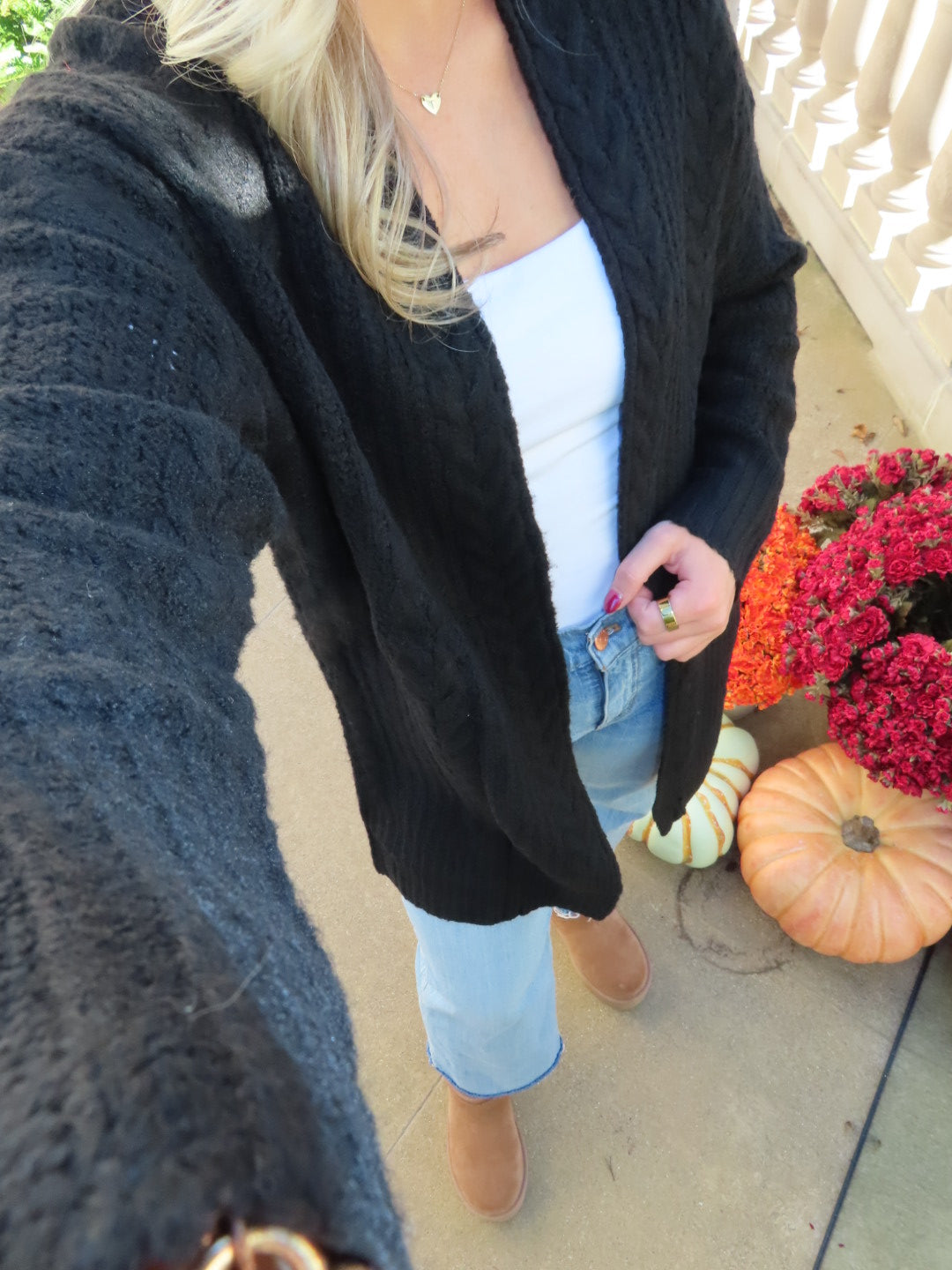 Cozy Black Cardigan