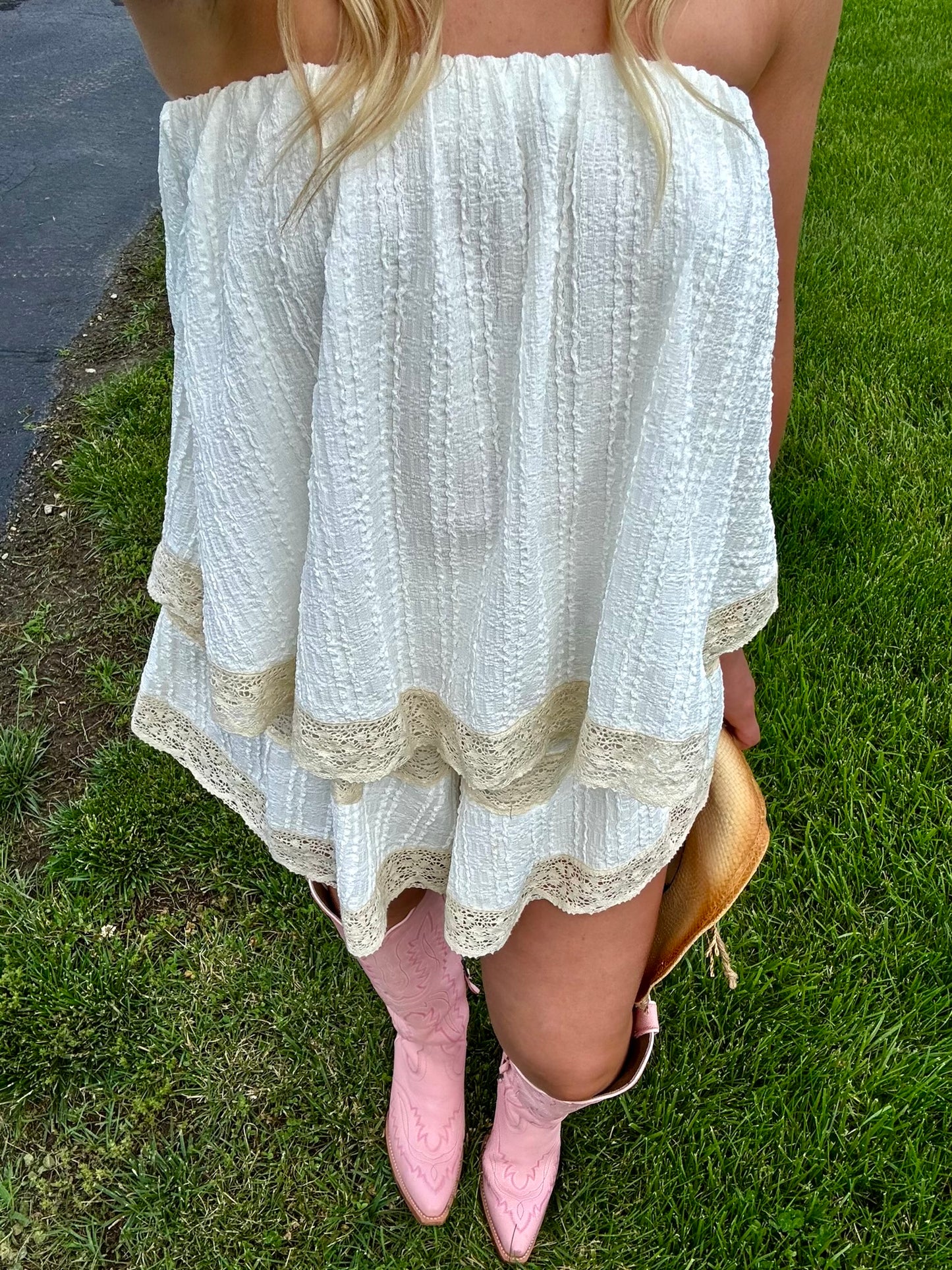 Lainey Lace Romper