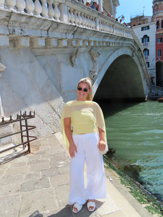Limoncello Scarf Top