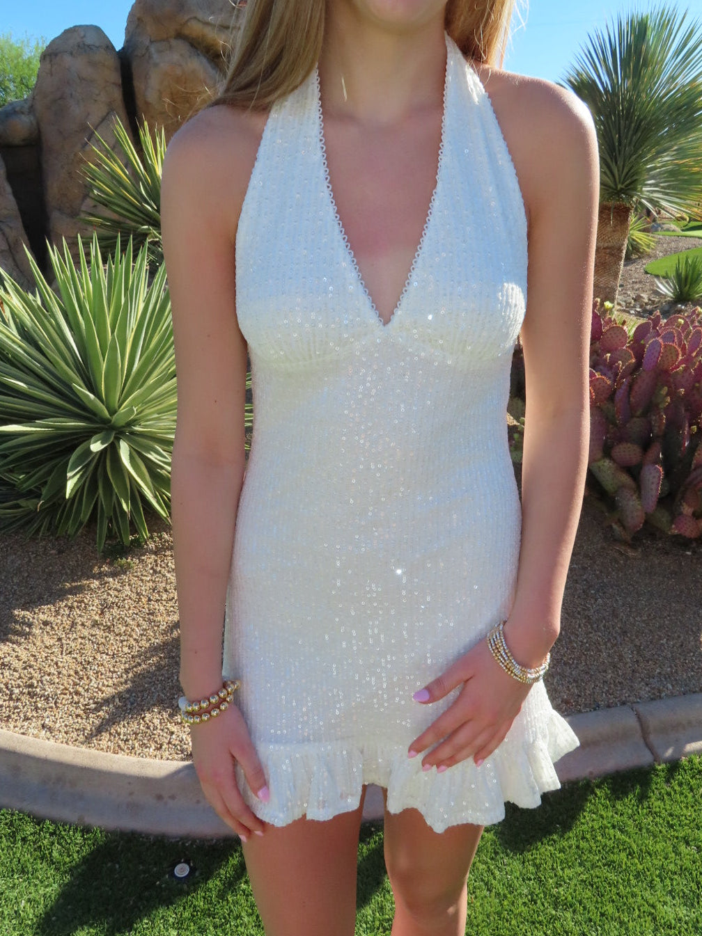 Sequin Mini Dress