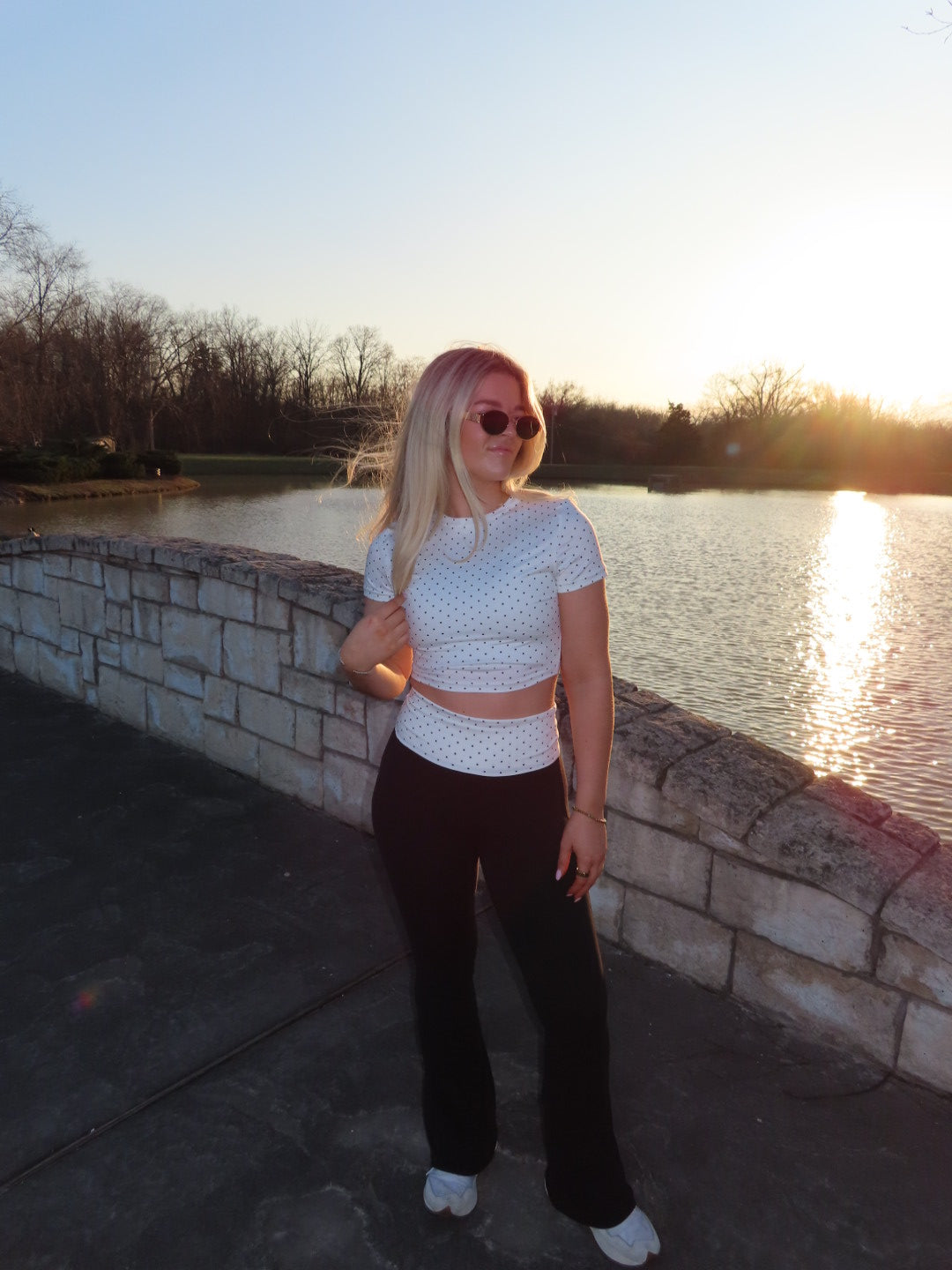 Polka Dot Flares