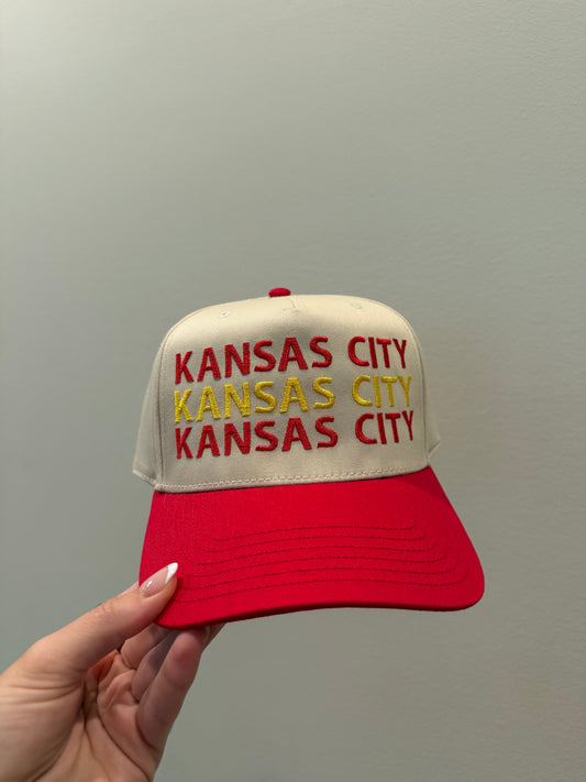 KC two tone hat