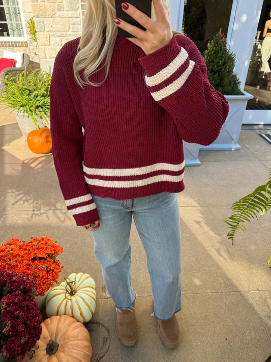 Maroon Sweater