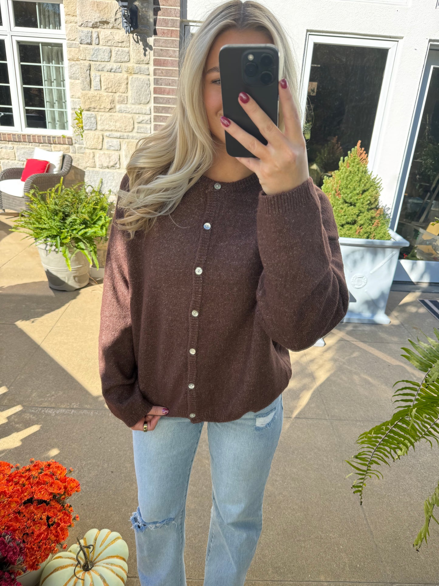Mocha Cardigan