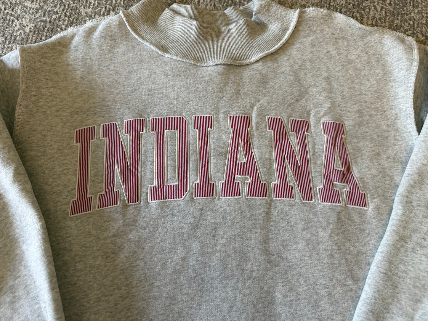 Indiana Pinstripe Mockneck