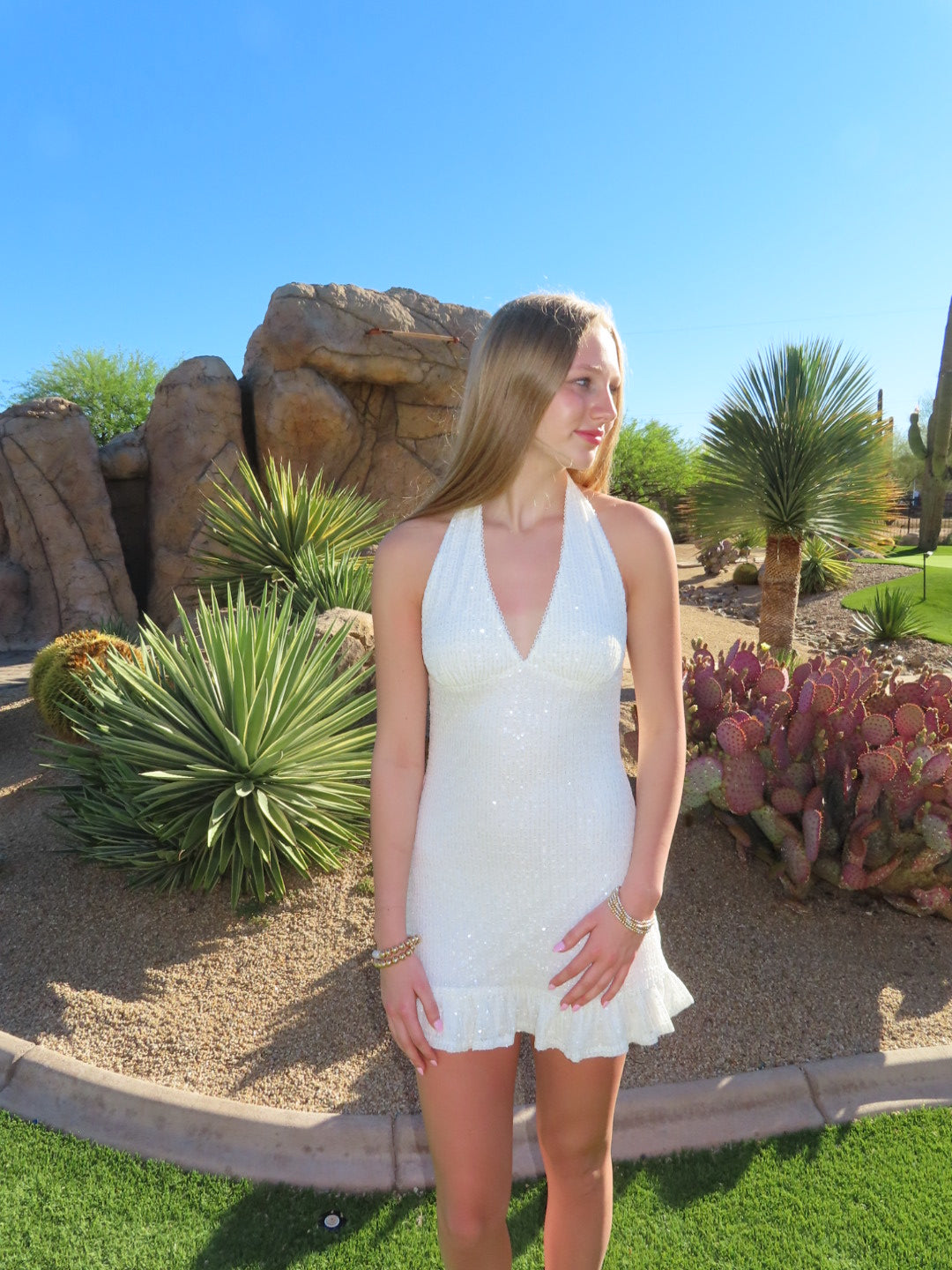 Sequin Mini Dress