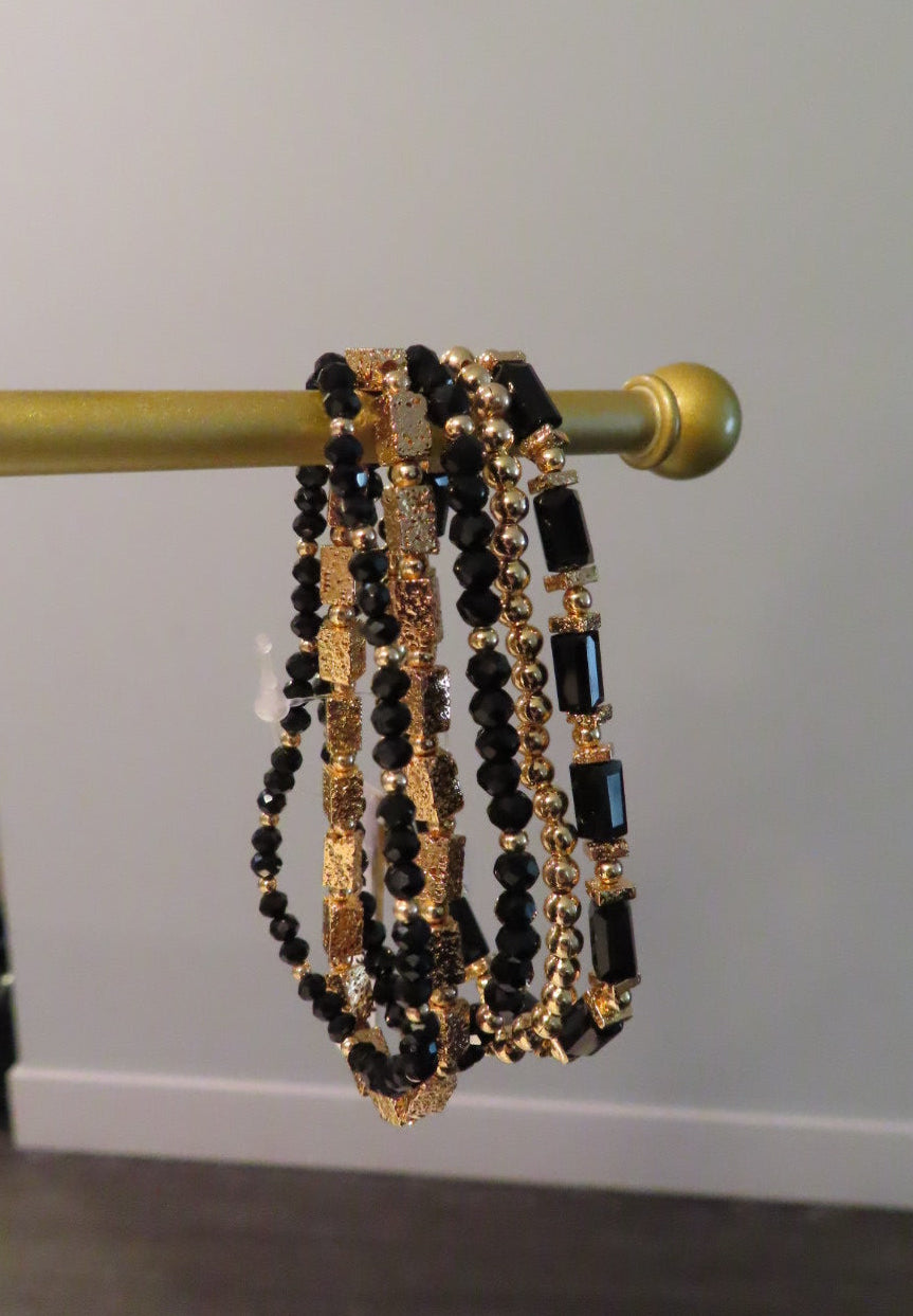 Black and Gold Stack