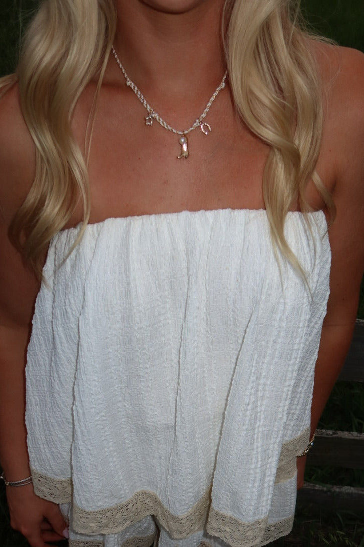Lainey Lace Romper