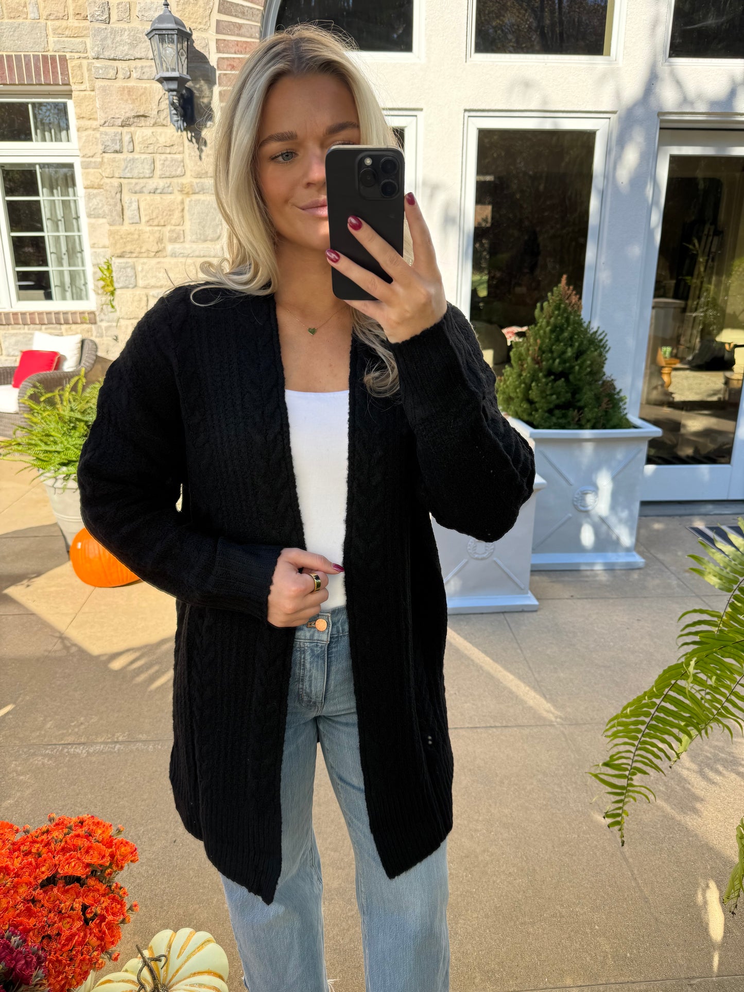 Cozy Black Cardigan