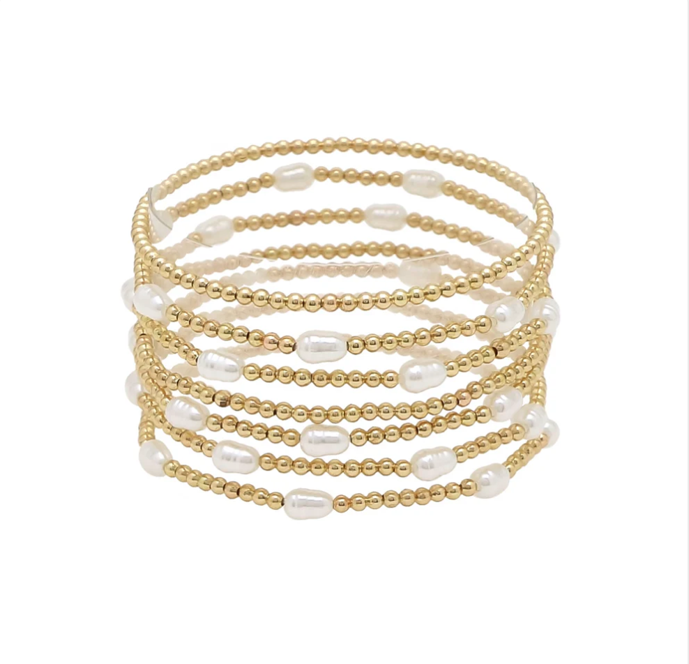 Pearl Layered Bracelets