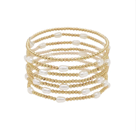 Pearl Layered Bracelets