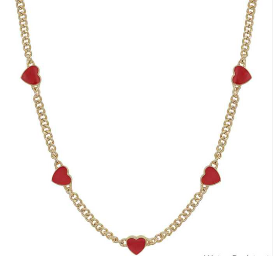 Red Heart Necklace